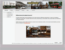 Tablet Screenshot of cms.luebeck-bus.de